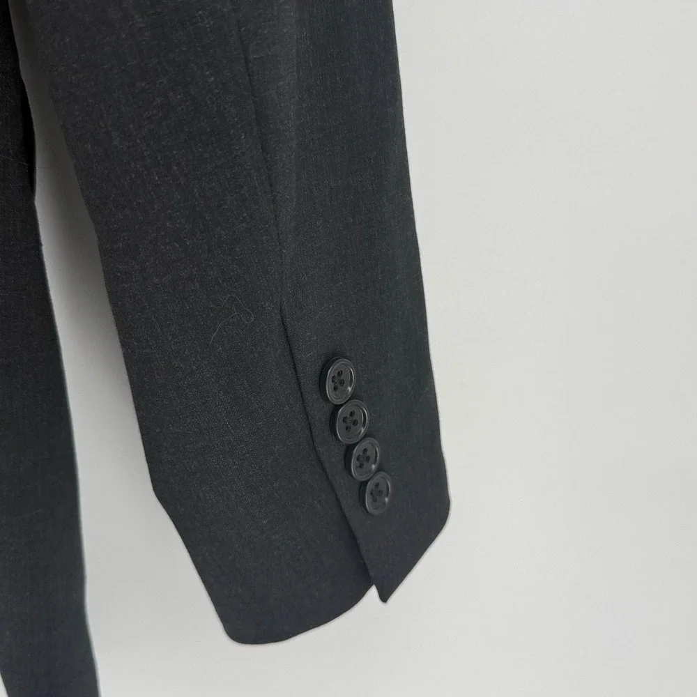 Bonobos Standard Fit Blazer Mens 44L Charcoal Gray Wool Stretch 15399-GY442